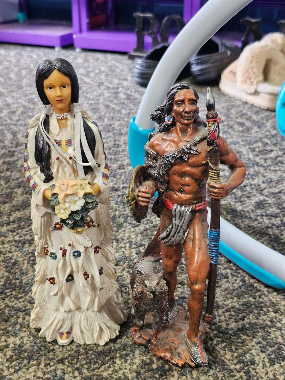 Youngs Inc Native American Figurines Set